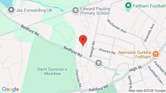 Apartments for rent i Feltham - Middlesex - kort over placeringen