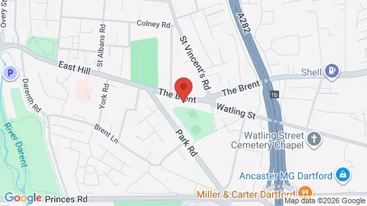 Apartments for rent i Dartford - Kent - kort over placeringen