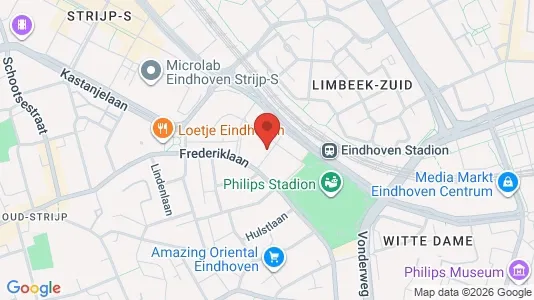 Apartments for rent i Eindhoven - kort over placeringen