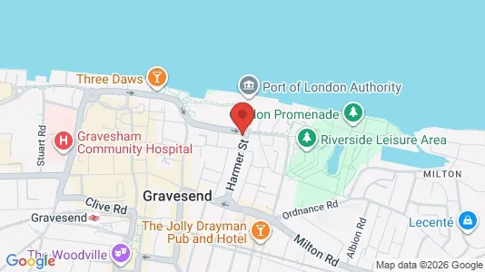 Apartments for rent i Gravesend - Kent - kort over placeringen