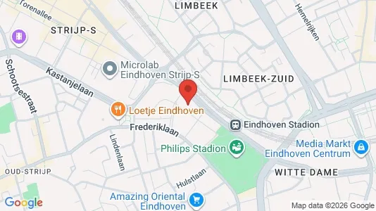 Apartments for rent i Eindhoven - kort over placeringen