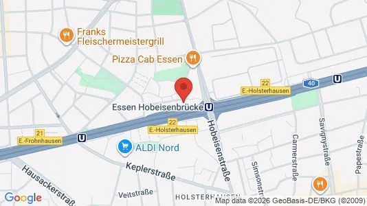 Apartments for rent i Essen - kort over placeringen
