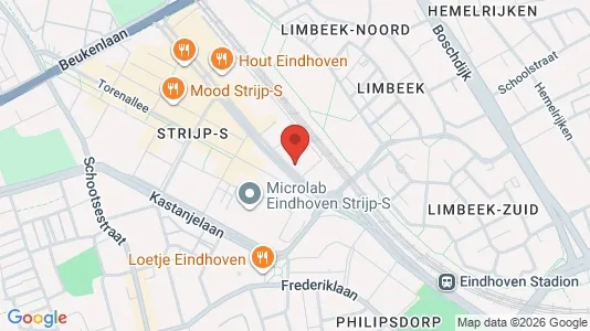 Apartments for rent i Eindhoven - kort over placeringen