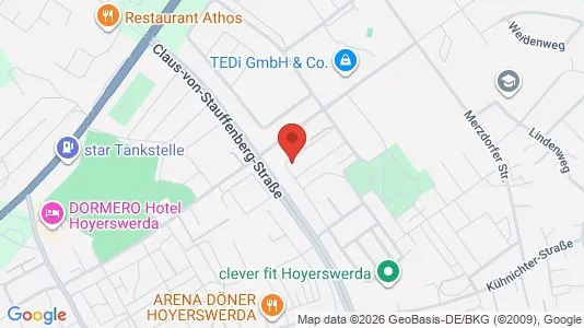 Apartments for rent i Bautzen - kort over placeringen