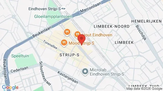 Apartments for rent i Eindhoven - kort over placeringen