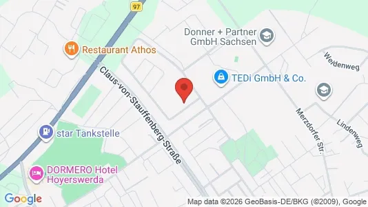 Apartments for rent i Bautzen - kort over placeringen
