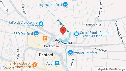 Apartments for rent i Dartford - Kent - kort over placeringen