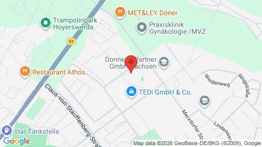 Apartments for rent i Bautzen - kort over placeringen