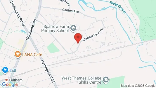 Apartments for rent i Feltham - Middlesex - kort over placeringen