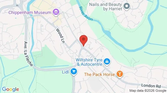 Apartments for rent i Chippenham - Wiltshire - kort over placeringen