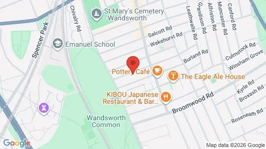 Apartments for rent i London SW11 - kort over placeringen
