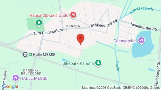 Apartments for rent i Halle (Saale) - kort over placeringen