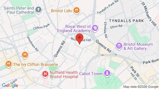 Apartments for rent i Bristol - Avon - kort over placeringen