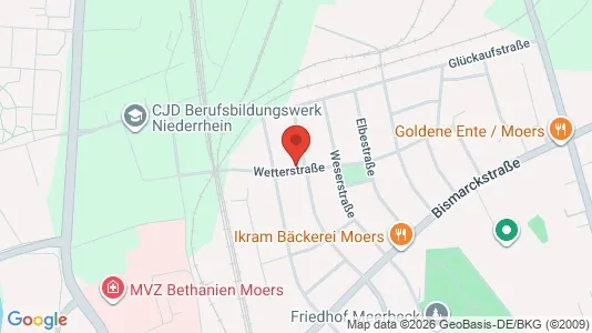 Apartments for rent i Wesel - kort over placeringen