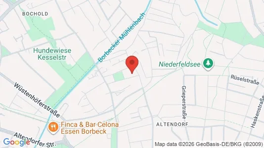 Apartments for rent i Essen - kort over placeringen