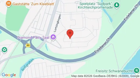 Apartments for rent i Halle (Saale) - kort over placeringen