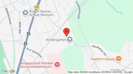 Apartments for rent i Bochum - kort over placeringen