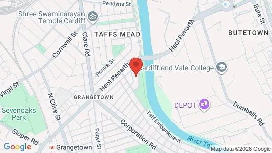 Apartments for rent i Cardiff - South Glamorgan - kort over placeringen