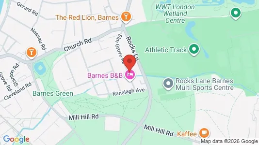 Apartments for rent i London SW13 - kort over placeringen