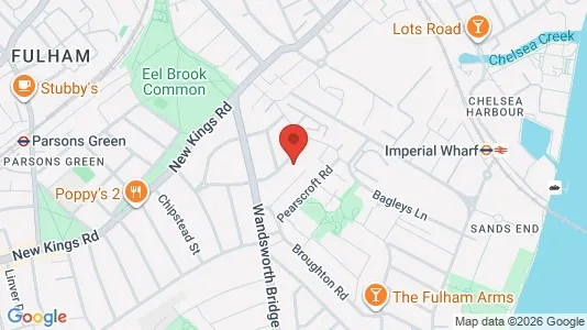 Apartments for rent i London SW6 - kort over placeringen