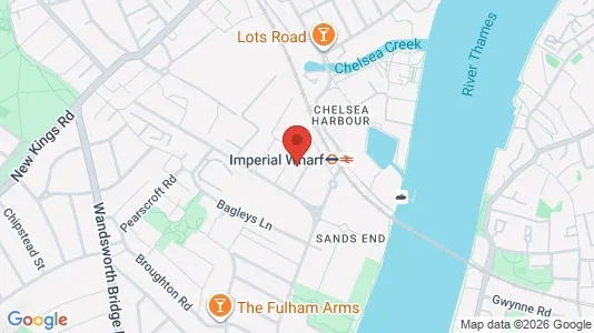 Apartments for rent i London SW6 - kort over placeringen