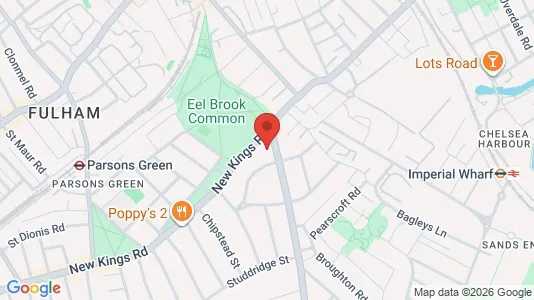 Apartments for rent i London SW6 - kort over placeringen