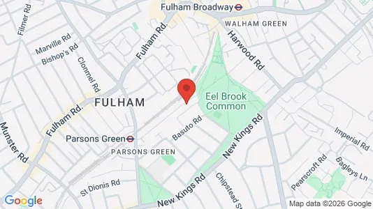 Apartments for rent i London SW6 - kort over placeringen