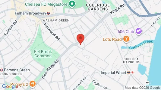 Apartments for rent i London SW6 - kort over placeringen