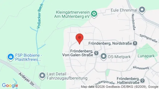 Apartments for rent i Unna - kort over placeringen