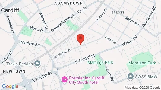 Apartments for rent i Cardiff - South Glamorgan - kort over placeringen
