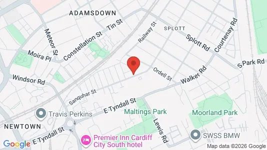 Apartments for rent i Cardiff - South Glamorgan - kort over placeringen
