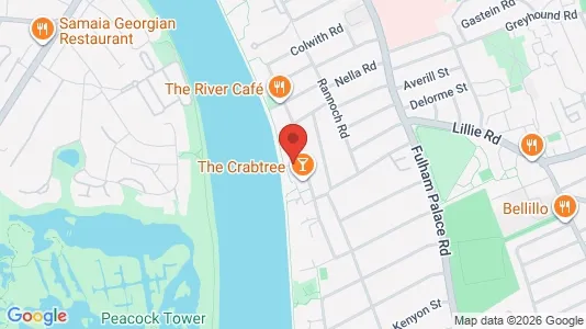 Apartments for rent i London W6 - kort over placeringen