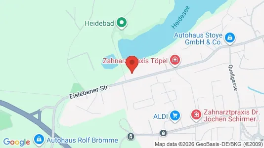 Apartments for rent i Halle (Saale) - kort over placeringen