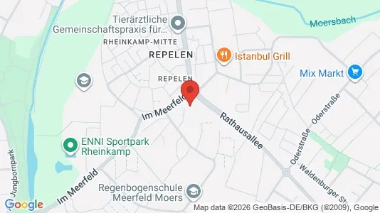 Apartments for rent i Wesel - kort over placeringen