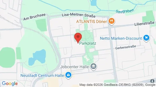 Apartments for rent i Halle (Saale) - kort over placeringen