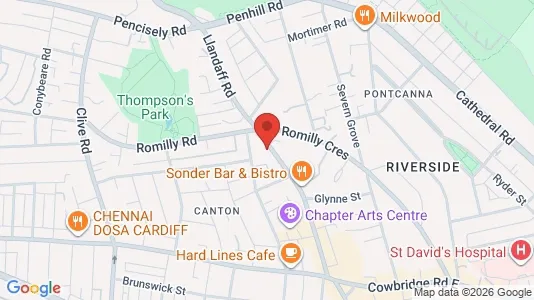 Apartments for rent i Cardiff - South Glamorgan - kort over placeringen