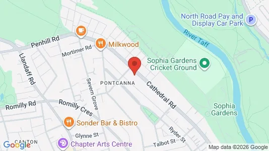 Apartments for rent i Cardiff - South Glamorgan - kort over placeringen