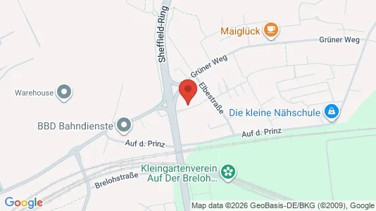 Apartments for rent i Bochum - kort over placeringen