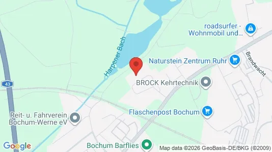 Apartments for rent i Bochum - kort over placeringen