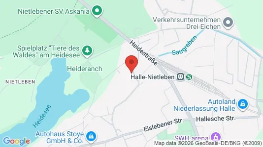 Apartments for rent i Halle (Saale) - kort over placeringen