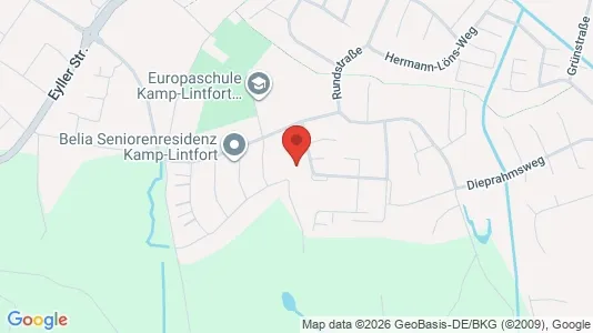 Apartments for rent i Wesel - kort over placeringen