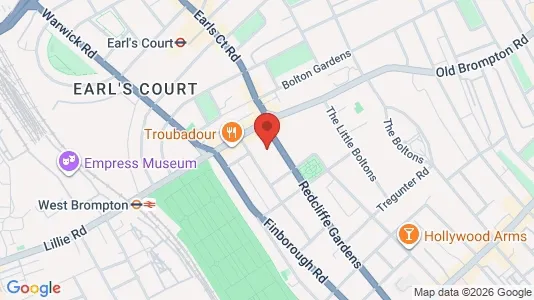 Apartments for rent i London SW10 - kort over placeringen