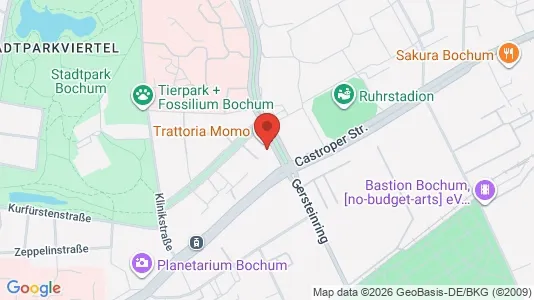 Apartments for rent i Bochum - kort over placeringen