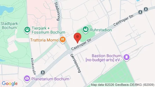 Apartments for rent i Bochum - kort over placeringen