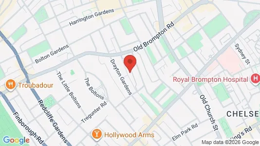 Apartments for rent i London SW7 - kort over placeringen