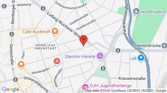 Apartments for rent i Halle (Saale) - kort over placeringen