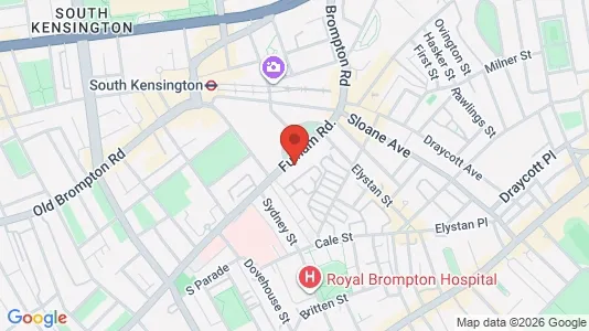 Apartments for rent i London SW3 - kort over placeringen