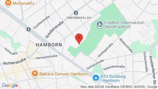 Apartments for rent i Duisburg - kort over placeringen
