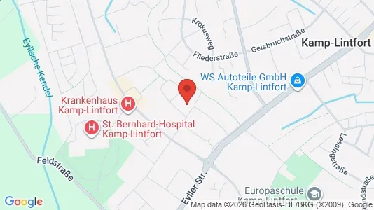 Apartments for rent i Wesel - kort over placeringen