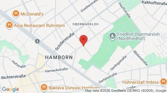 Apartments for rent i Duisburg - kort over placeringen